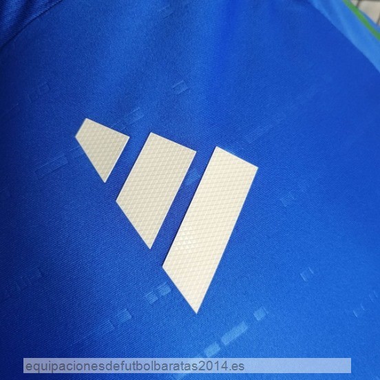 Nuevo 1ª Jugadores Camiseta Italia 2024 Azul Baratas